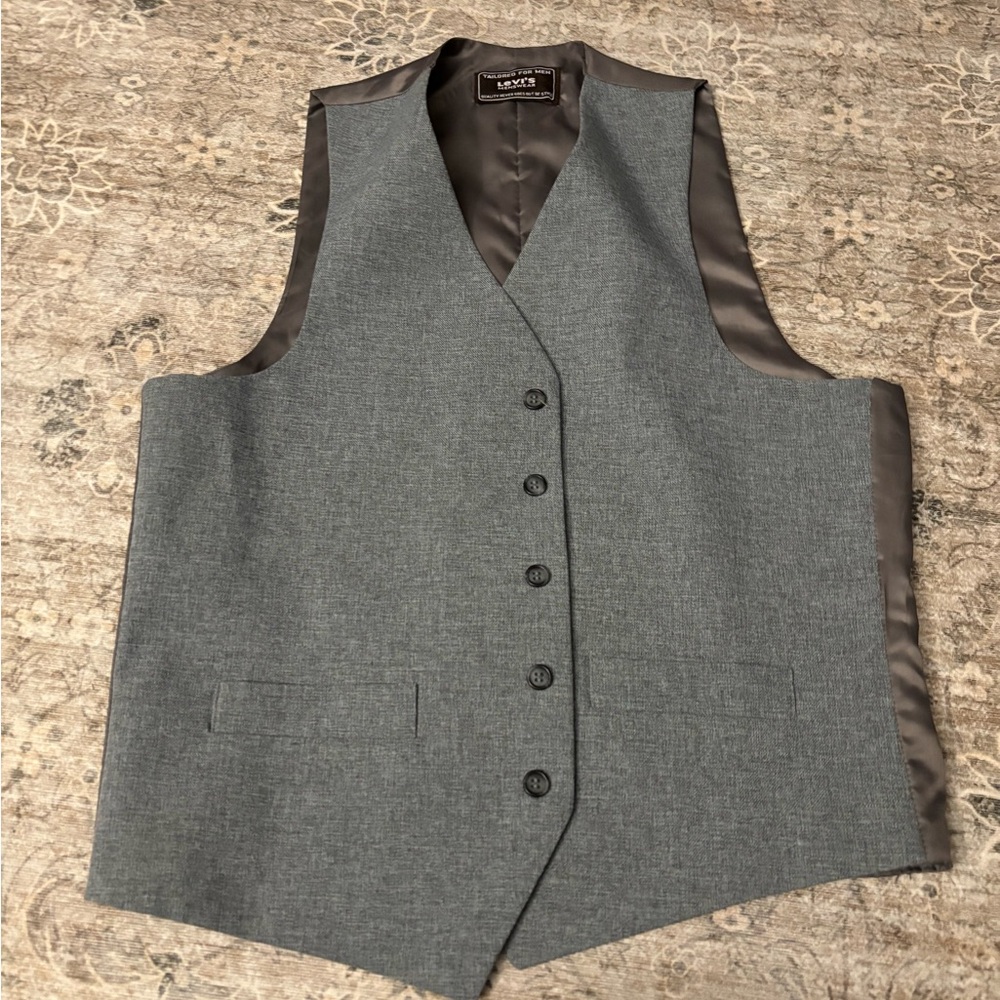 Men’s Vintage Levi’s Waistcoat / Vest, Size Medium